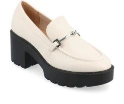 Loafers & Oxfords>Journee Collection Women's Keeziah Chunky Heeled Loafers