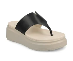Sandals>Journee Collection Women's Carah Platform Flip-Flops