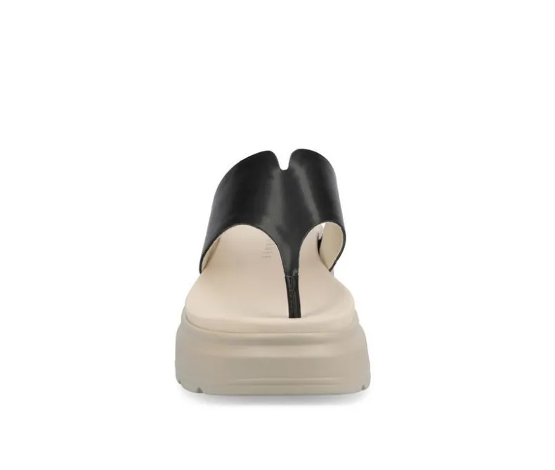 Sandals>Journee Collection Women's Carah Platform Flip-Flops