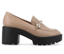 Loafers & Oxfords>Journee Collection Women's Keeziah Chunky Heeled Loafers