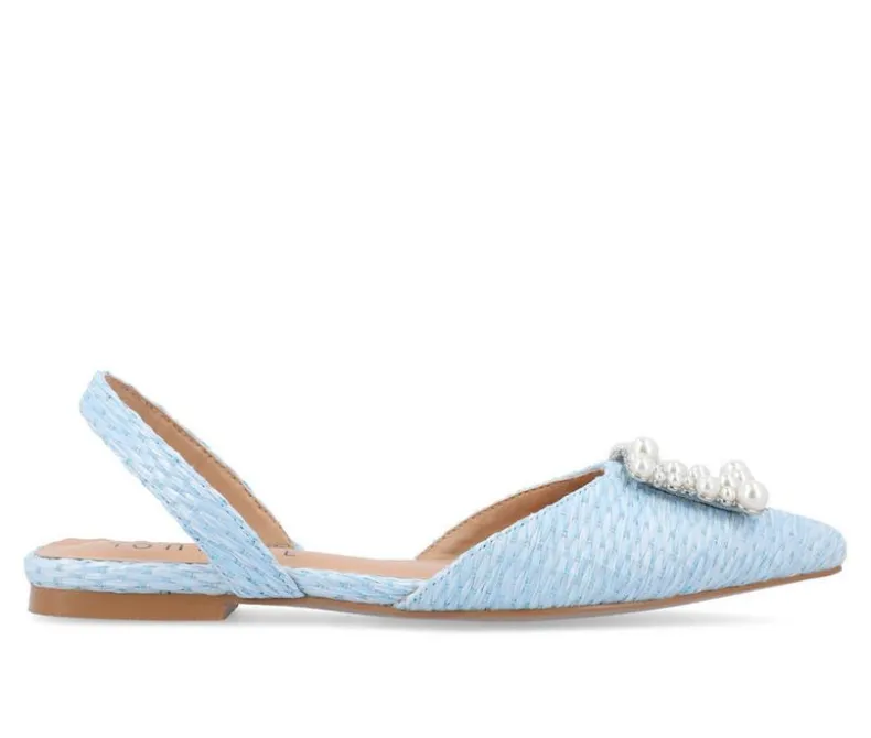 Clogs & Mules>Journee Collection Women's Hannae Slingback Mules