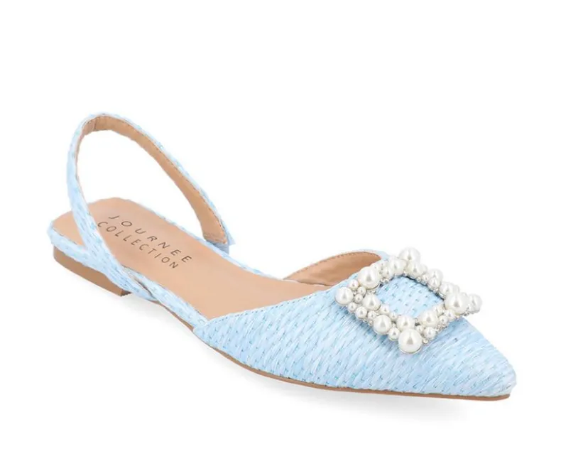 Clogs & Mules>Journee Collection Women's Hannae Slingback Mules