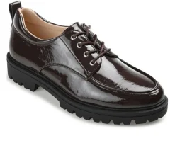Loafers & Oxfords>Journee Collection Women's Zina Lugged Oxfords