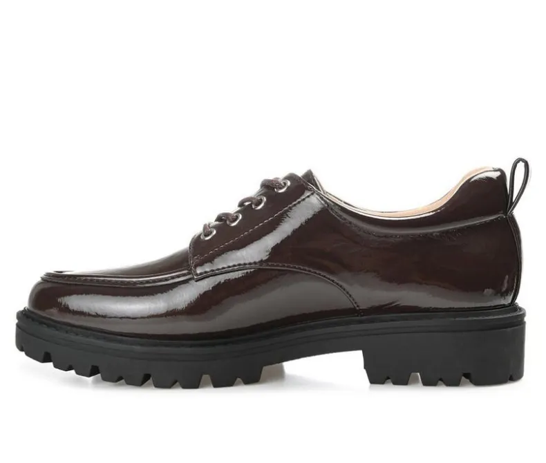 Loafers & Oxfords>Journee Collection Women's Zina Lugged Oxfords