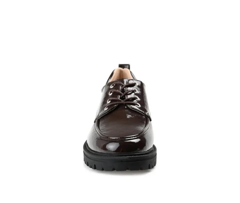 Loafers & Oxfords>Journee Collection Women's Zina Lugged Oxfords