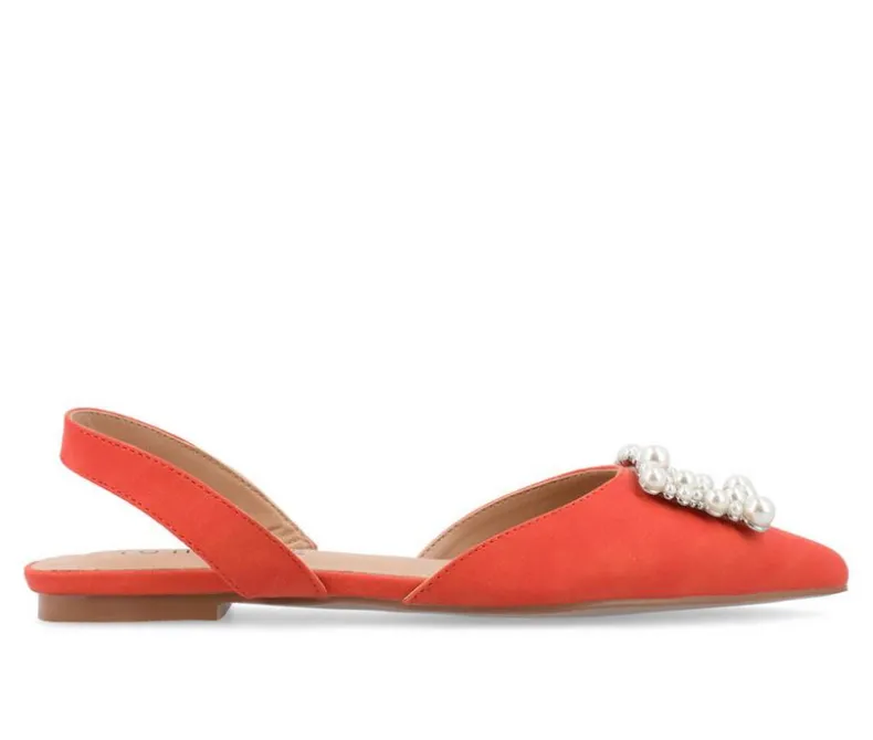 Clogs & Mules>Journee Collection Women's Hannae Slingback Mules