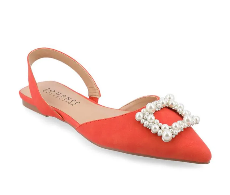 Clogs & Mules>Journee Collection Women's Hannae Slingback Mules