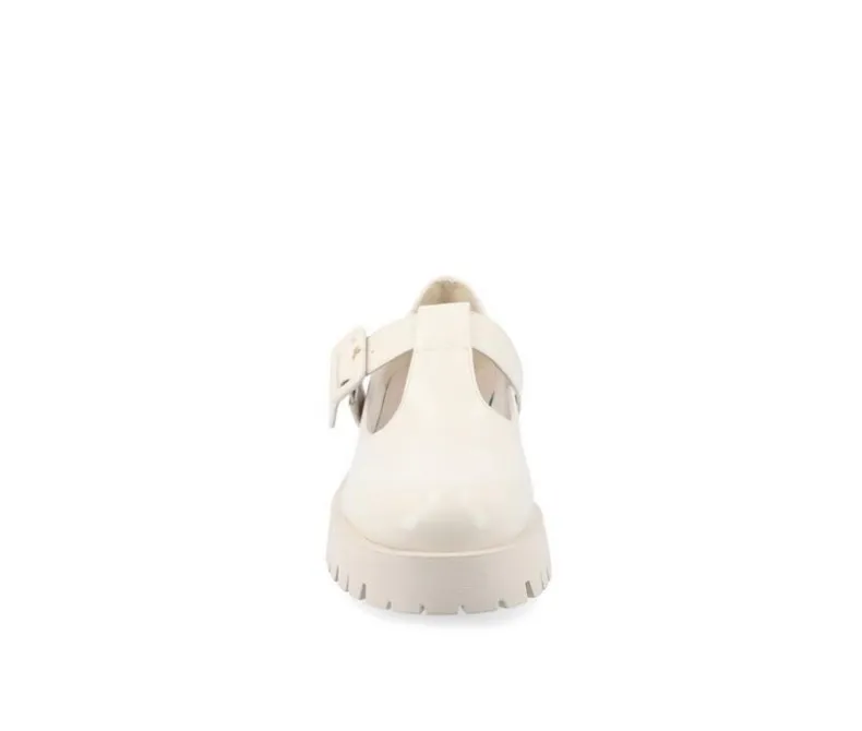 Loafers & Oxfords>Journee Collection Women's Suvi Chunky T-Strap Mary Janes