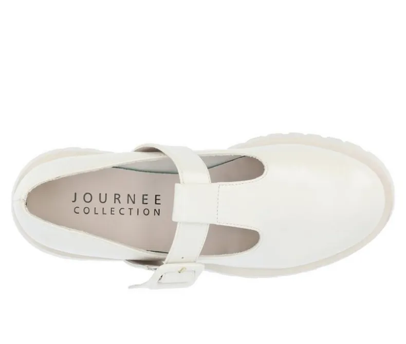 Loafers & Oxfords>Journee Collection Women's Suvi Chunky T-Strap Mary Janes
