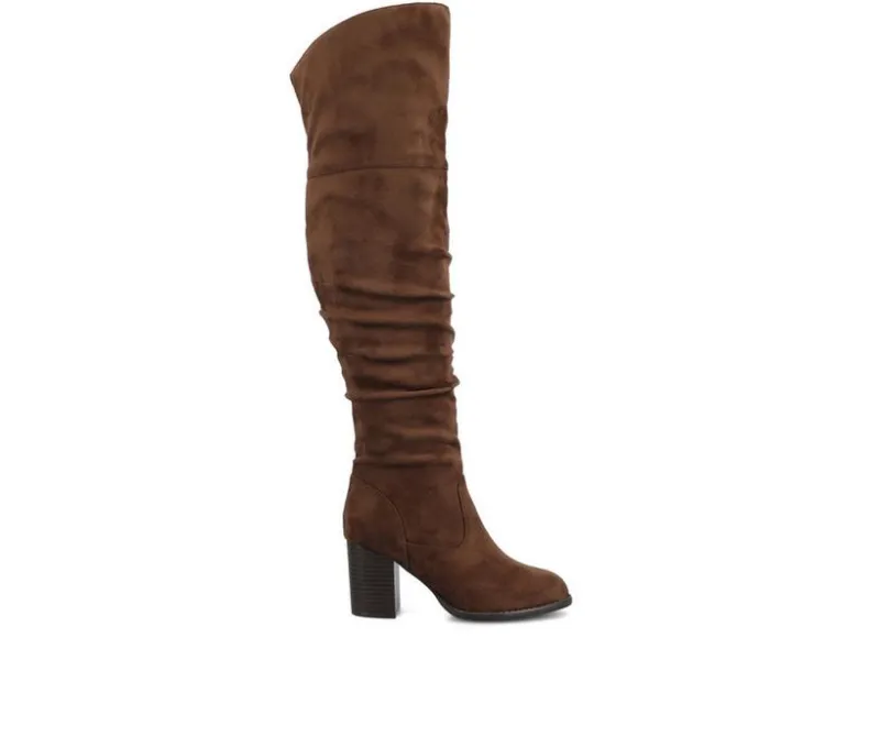 Wide Calf|Dress>Journee Collection Women's Kaison Extra Wide Calf Over-The-Knee Boots