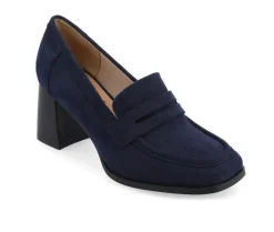 Loafers & Oxfords>Journee Collection Women's Malleah Block Heel Loafers