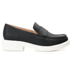 Loafers & Oxfords>Journee Collection Women's Saydee Block Heel Loafers