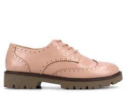 Loafers & Oxfords>Journee Collection Women's Claudiya Chunky Oxfords