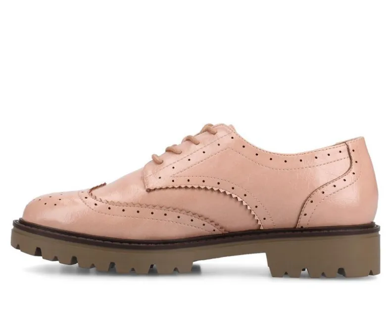 Loafers & Oxfords>Journee Collection Women's Claudiya Chunky Oxfords
