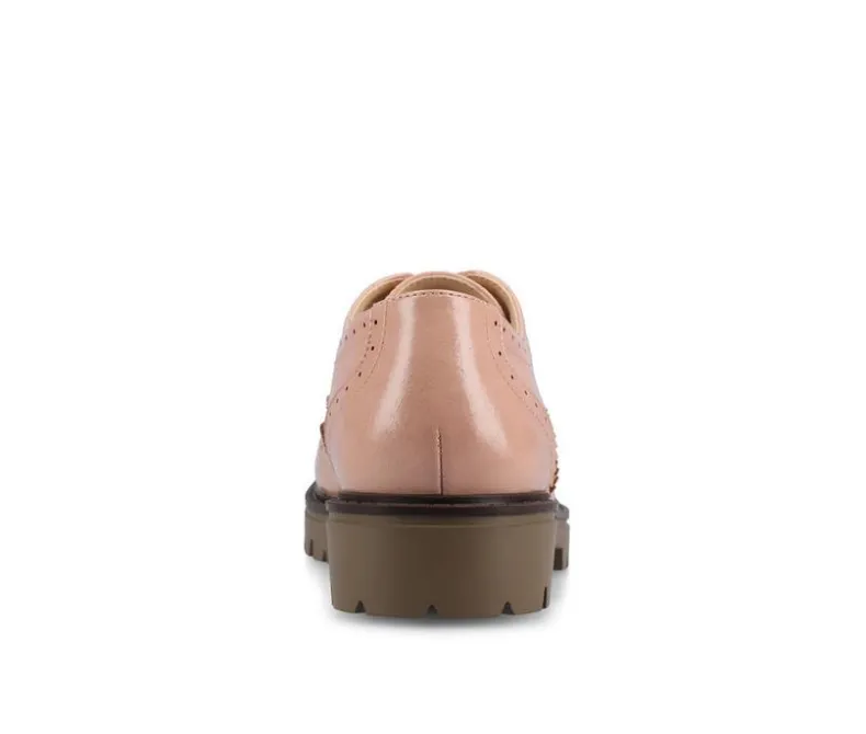 Loafers & Oxfords>Journee Collection Women's Claudiya Chunky Oxfords