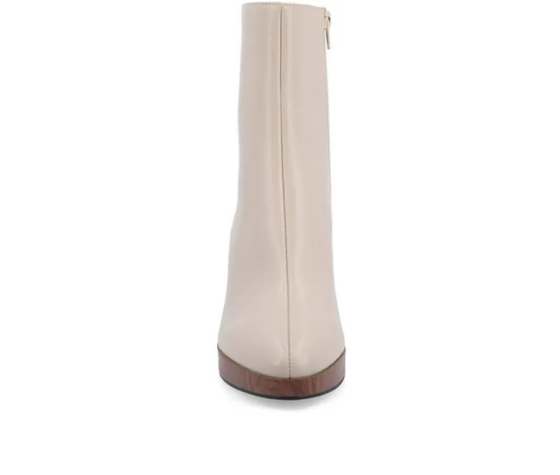 Dress>Journee Collection Women's Romer Block Heeled Platform Booties