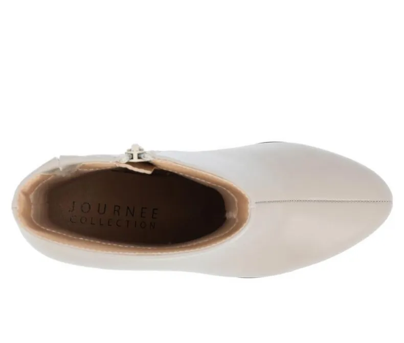 Dress>Journee Collection Women's Romer Block Heeled Platform Booties