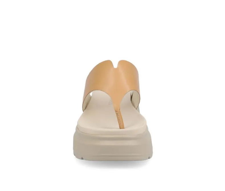 Sandals>Journee Collection Women's Carah Platform Flip-Flops