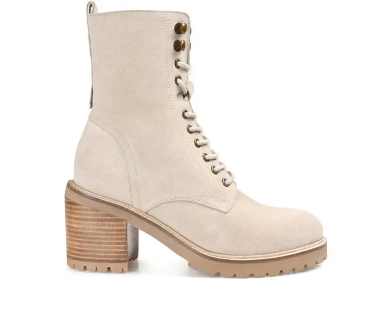 Lace Up|Dress>Journee Signature Women's Malle Heeled Lace Up Boots