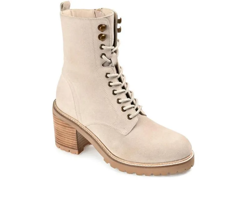 Lace Up|Dress>Journee Signature Women's Malle Heeled Lace Up Boots