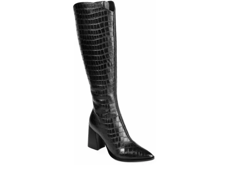 Wide Calf|Tall>Journee Signature Women's Laila-WC Knee High Heeled Boots