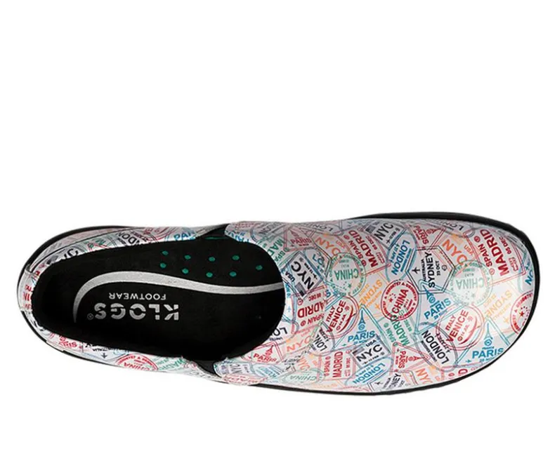 Clogs & Mules>KLOGS Footwear Women's Mission Print Slip Resistant Shoes