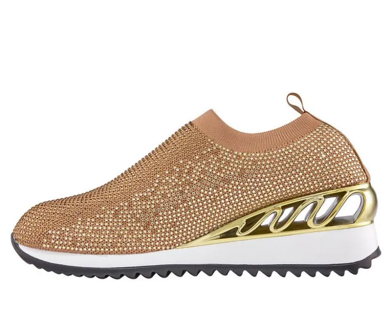 Platform>Lady Couture Women's Bella Slip On Wedge Sneakers