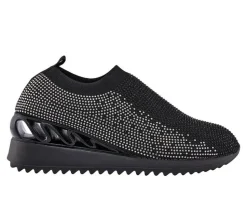 Platform>Lady Couture Women's Bella Slip On Wedge Sneakers