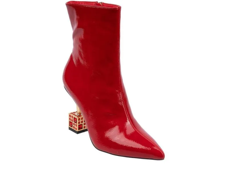 Dress>Lady Couture Women's Crown Heeled Booties
