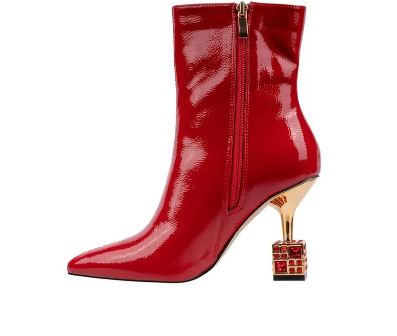 Dress>Lady Couture Women's Crown Heeled Booties