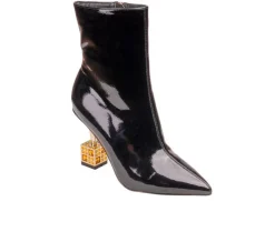 Dress>Lady Couture Women's Crown Heeled Booties