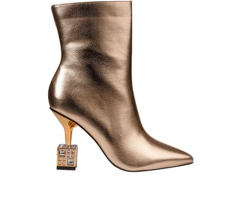 Dress>Lady Couture Women's Crown Heeled Booties