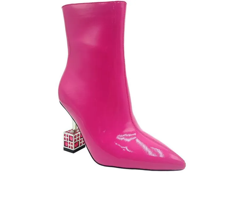 Dress>Lady Couture Women's Crown Heeled Booties