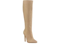 Tall|Dress>Lady Couture Women's Diamond Knee High Stiletto Boots