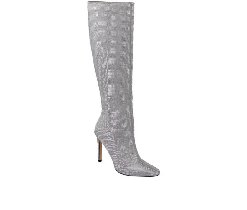 Tall|Dress>Lady Couture Women's Diamond Knee High Stiletto Boots