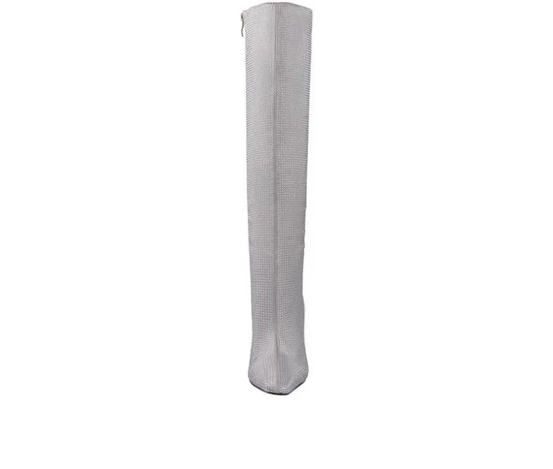 Tall|Dress>Lady Couture Women's Diamond Knee High Stiletto Boots