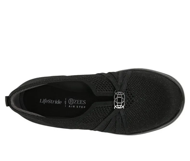 Boat Shoes & Slip-Ons>LifeStride Women's Niche Knit Casual Slip-Ons