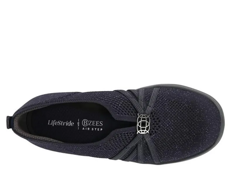 Boat Shoes & Slip-Ons>LifeStride Women's Niche Knit Casual Slip-Ons