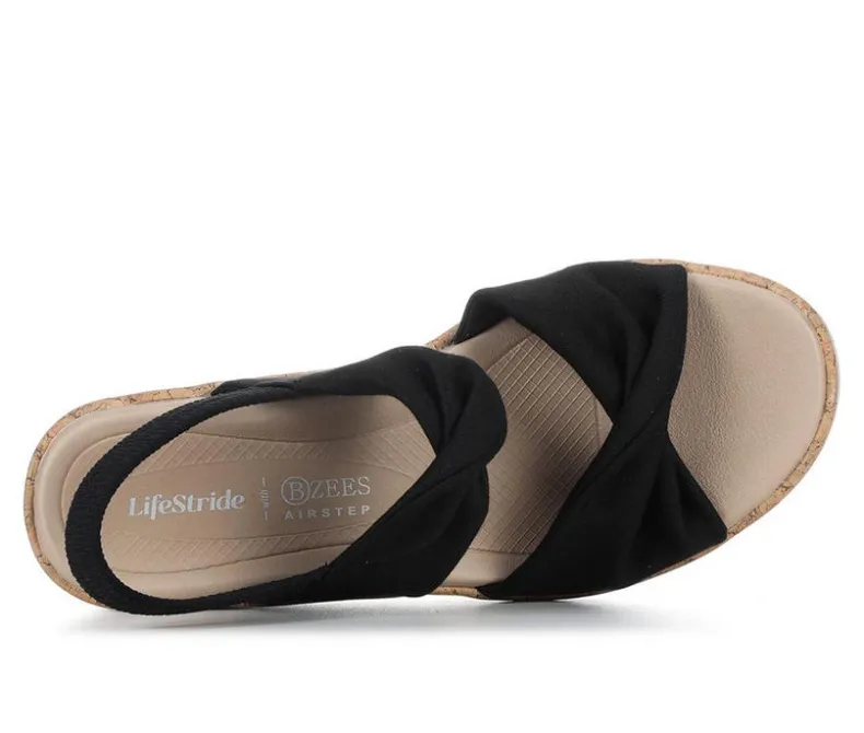 Sandals>LifeStride Women's Riley Wedge Sandals