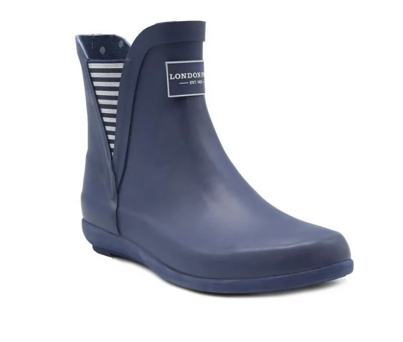 Chelsea|Boots & Booties>London Fog Women's Piccadilly Chelsea Rain Boots