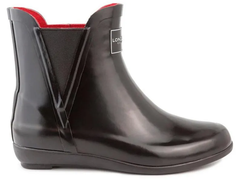 Chelsea|Boots & Booties>London Fog Women's Piccadilly Chelsea Rain Boots