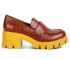 Loafers & Oxfords>London Rag Women's Benz Heeled Loafers