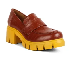 Loafers & Oxfords>London Rag Women's Benz Heeled Loafers