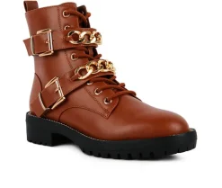 Lace Up>London Rag Women's Billy Combat Boots