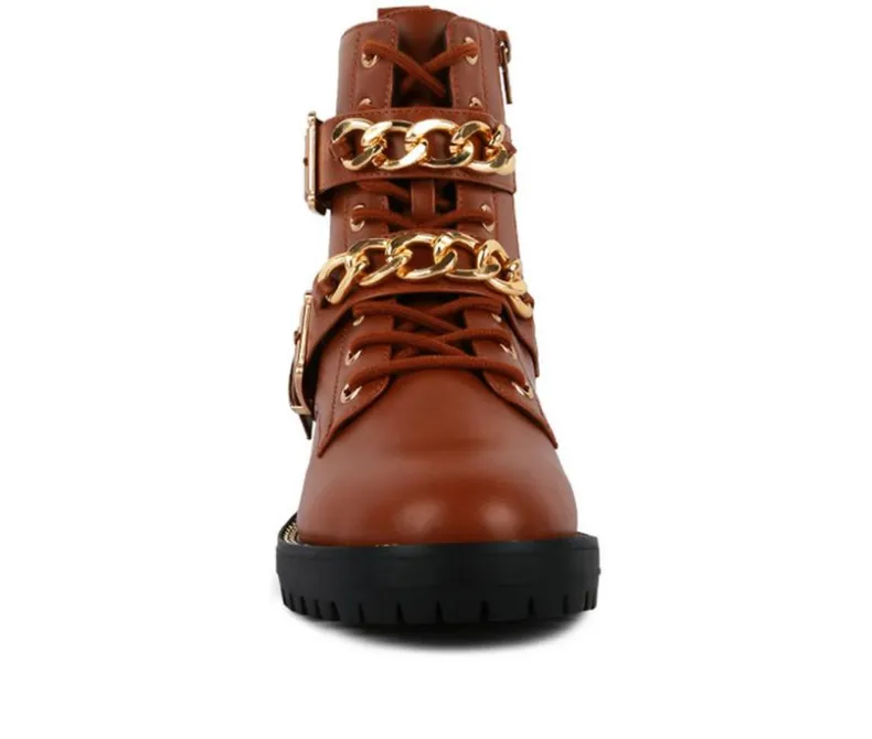 Lace Up>London Rag Women's Billy Combat Boots