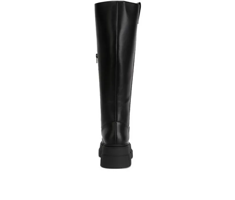 Tall>London Rag Women's Blume Lug Knee High Boots