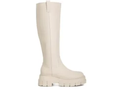 Tall>London Rag Women's Blume Lug Knee High Boots