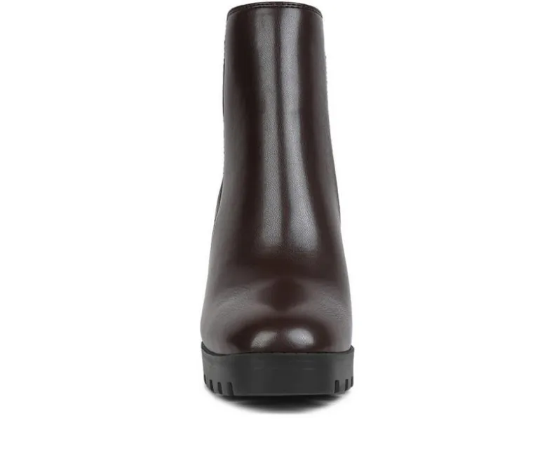Dress|Chelsea>London Rag Women's Bolt Block Heel Chelsea Booties