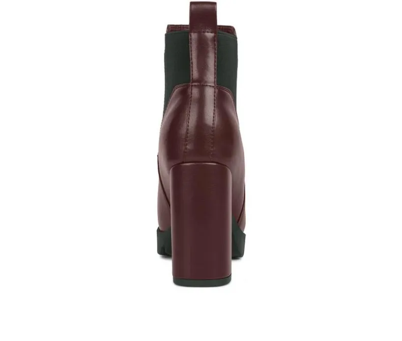 Dress|Chelsea>London Rag Women's Bolt Block Heel Chelsea Booties