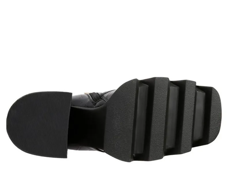 Lace Up|Dress>London Rag Women's Boogie Platform Lace Up Booties